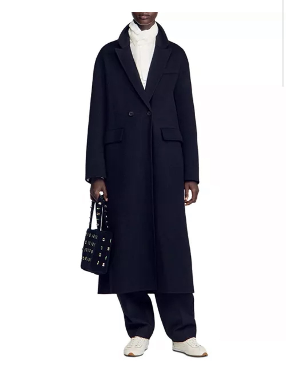 Sandro Reed Double Faced Wool Coat NWT sz S